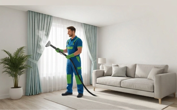 Same-day drapes cleaning service
